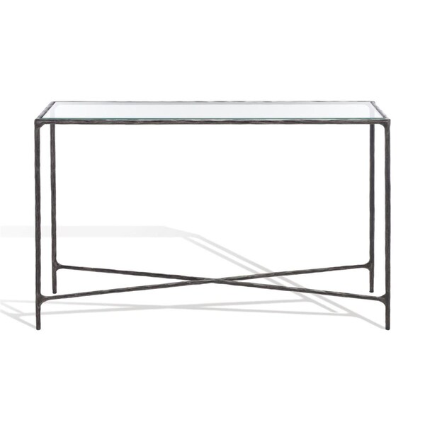 Safavieh 30 x 48 x 12 in. Jessa Rectangle Console Table, Black SFV9502E - main